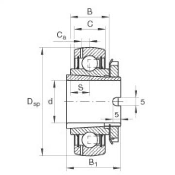 Bearing GSH40-2RSR-B INA