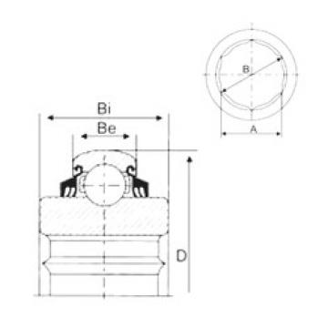 Bearing GW208PPB22 CYSD