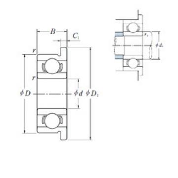 Bearing MF74 NSK