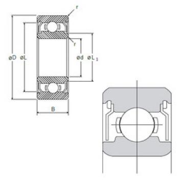 Bearing L-1170ZZ NMB