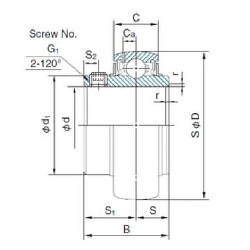 Bearing MUC206 NACHI