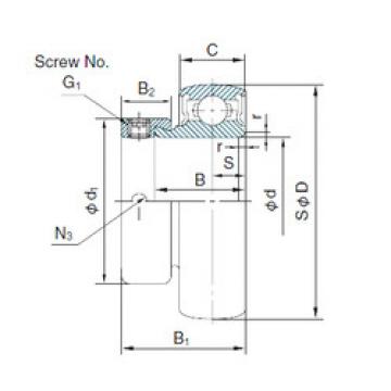 Bearing MU005+ER NACHI