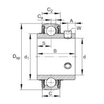 Bearing UC201-08 FAG