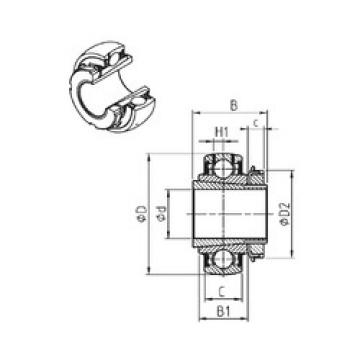 Bearing UK208+H SNR