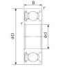 Bearing R12-RS CYSD