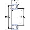 Bearing W 6000-2Z SKF #1 small image