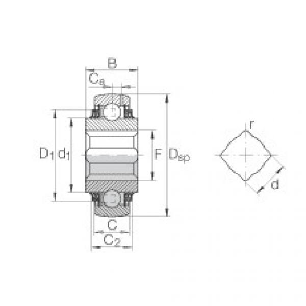 Bearing GVK100-208-KTT-B-AS2/V INA #1 image