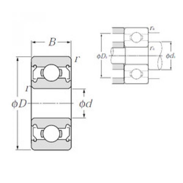 Bearing R1-4ZZA NTN #1 image