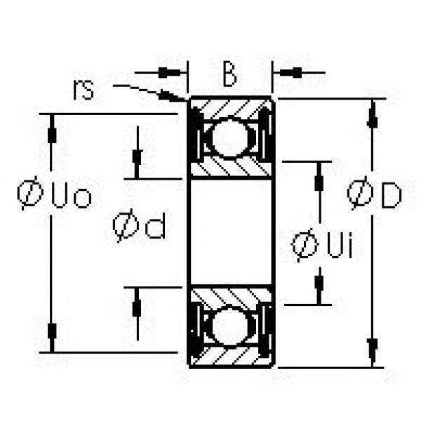 Bearing SMR128ZZ AST #1 image