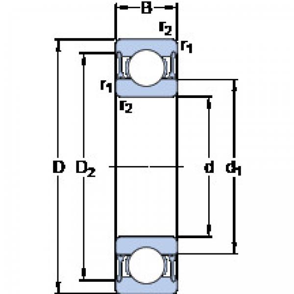 Bearing W 6005-2RZ SKF #1 image