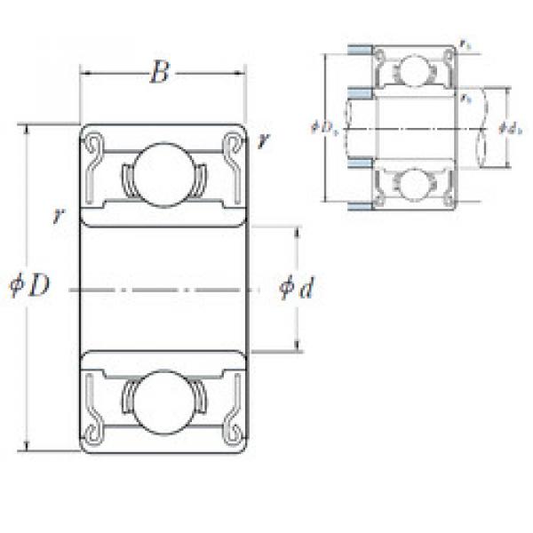 Bearing R1-4-2RS ISO #1 image