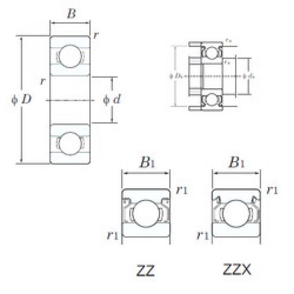 Bearing W602ZZX KOYO #1 image