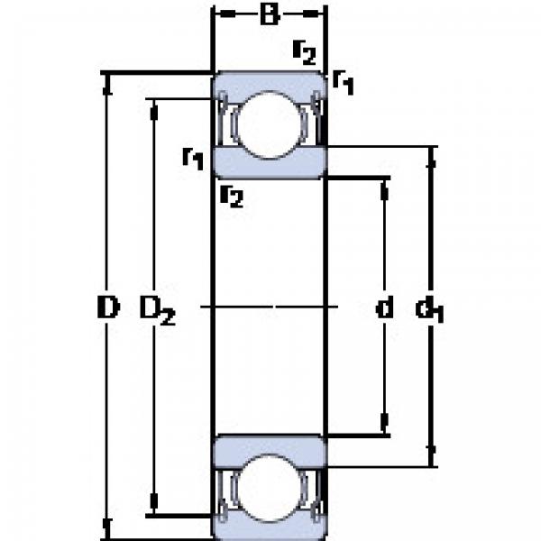 Bearing W 61700 X-2ZS SKF #1 image