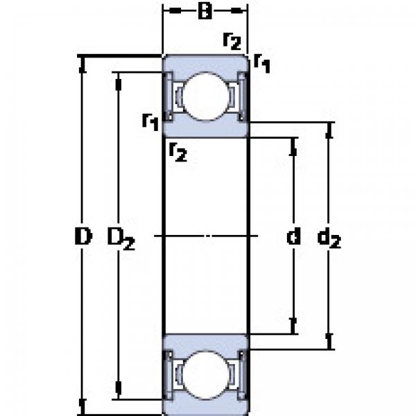 Bearing W 6000-2RS1/VP311 SKF #1 image