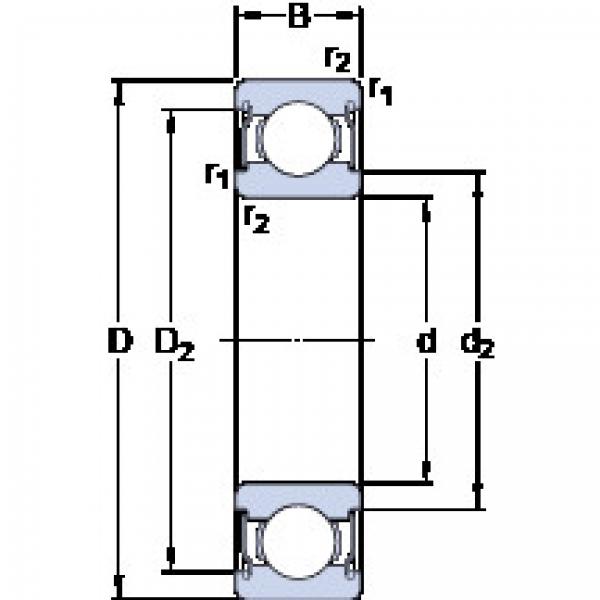 Bearing W 602 X-2ZS SKF #1 image