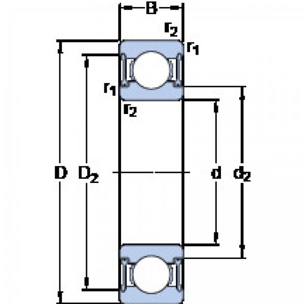 Bearing W 6002-2RZ SKF #1 image