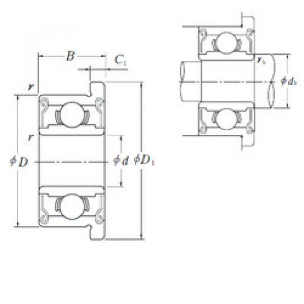 Bearing MF84ZZ NSK #1 image