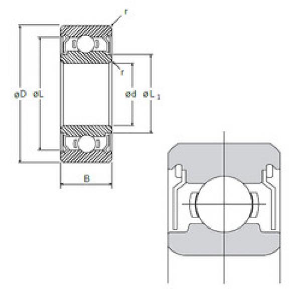 Bearing L-1040X2ZZ NMB #1 image