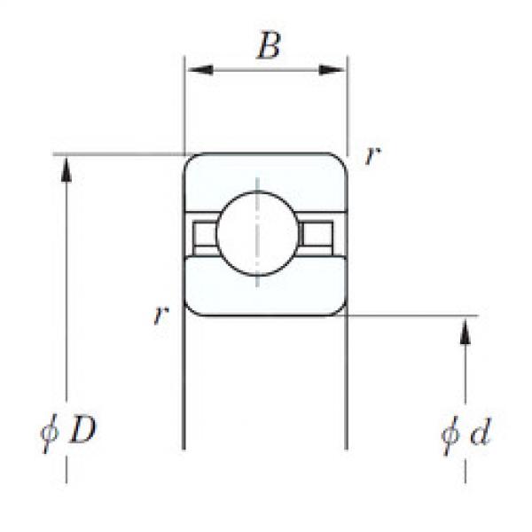 Bearing KAC025 KOYO #1 image