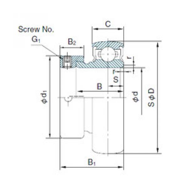 Bearing KH202AE NACHI #1 image