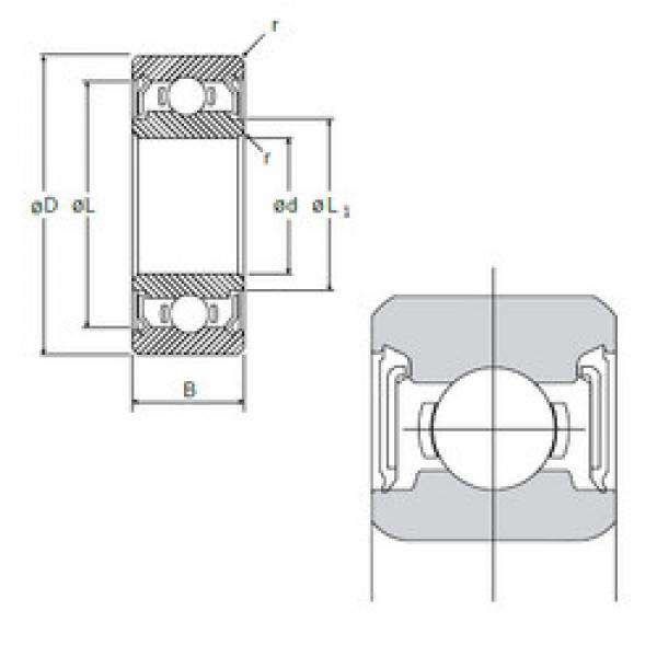 Bearing L-1680DD NMB #1 image