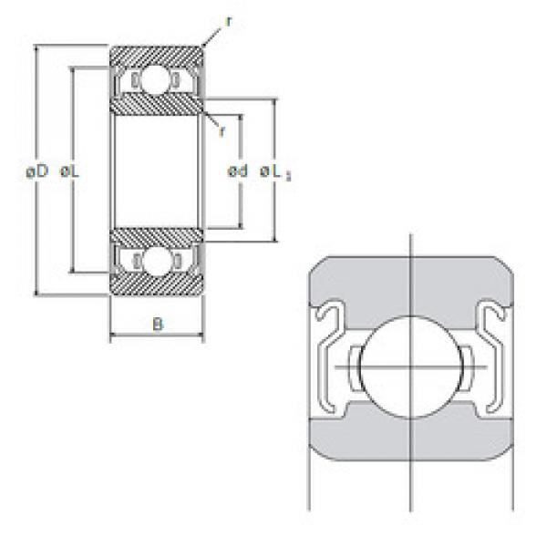 Bearing L-1470KK NMB #1 image