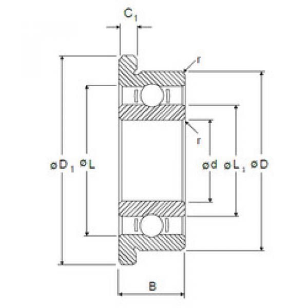 Bearing RF-825 NMB #1 image