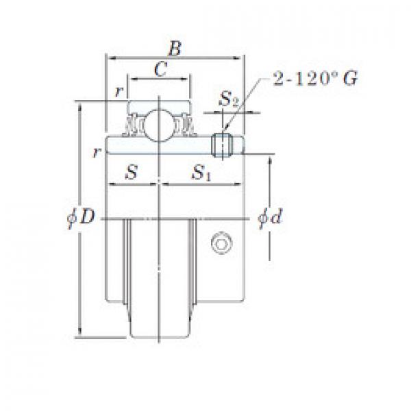 Bearing RB201-8 KOYO #1 image