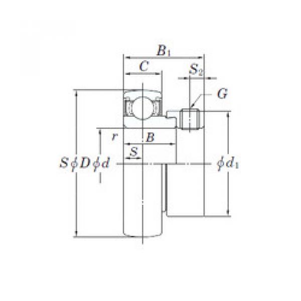 Bearing SA201-8 KOYO #1 image