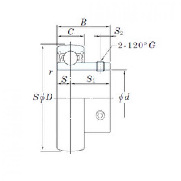 Bearing SB201 KOYO #1 image