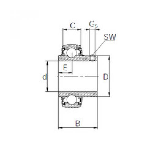 Bearing UB205 KBC #1 image