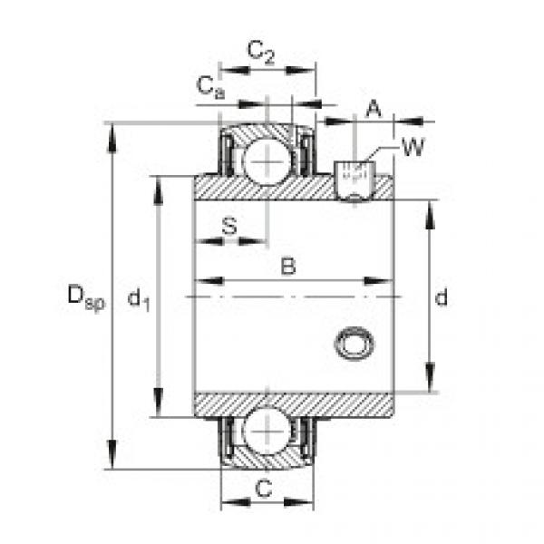 Bearing UC201-08 FAG #1 image